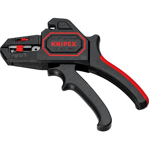 Pinces à dénuder automatiques KNIPEX pour fils de 0,02 à 6mm². Standard 1