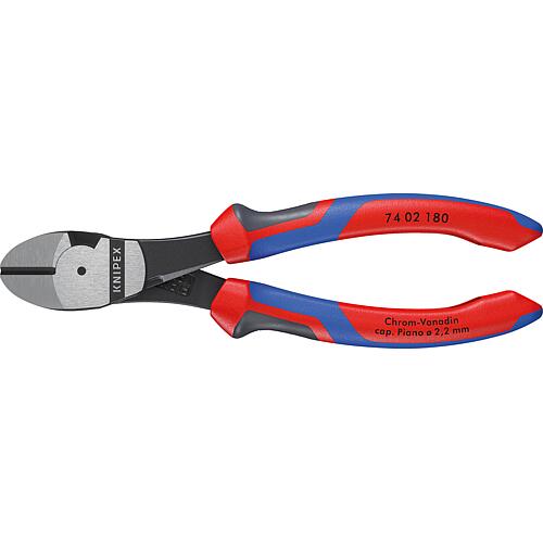 Pince coupante diagonale KNIPEX® polie avec poignée multi-composants, longueur (mm) : 200