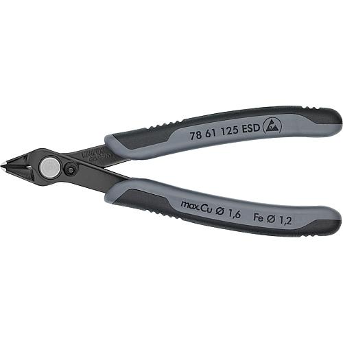 Pince coupante diagonale KNIPEX® Super-Knips, acier spécial bruni, avec ESD Standard 1