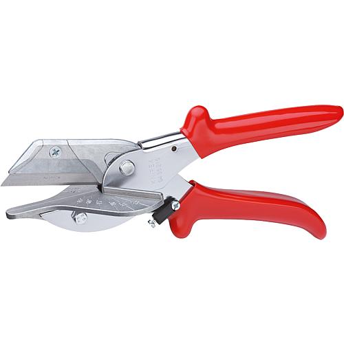 Cisaille a onglet pour coupe profilés plastique et caoutchouc - chromée pour largeur 56 mm
