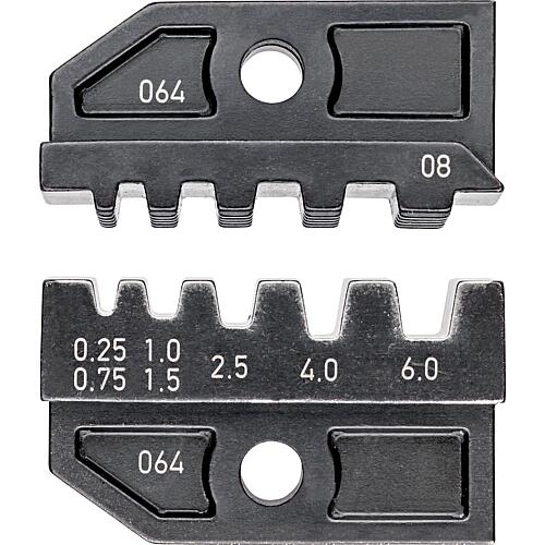 Jeu de matrices de sertissage pour pince à sertir, cosses isolées et non isolées Standard 1