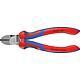 Pince coupante diagonale KNIPEX® polie avec poignée multi-composants, longueur 140mm avec facette