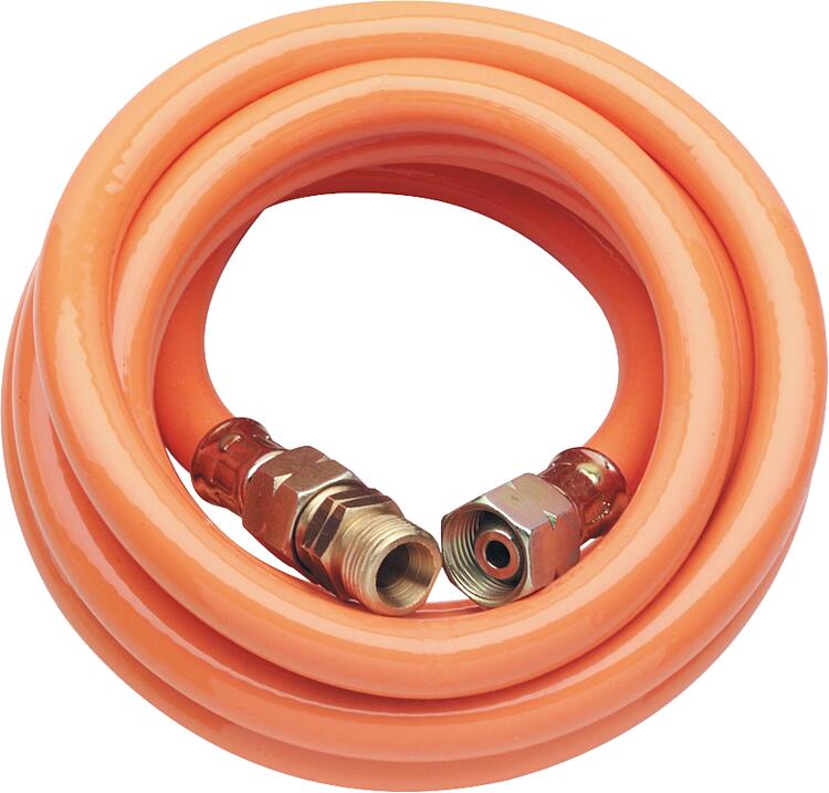 Tuyau gaz propane 3000 mm 3/8" L, avec raccord pour tuyau souple