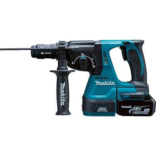 Perforateur-burineur sans fil Makita DHR243RTJ 18 V avec 2 batteries 5,0 Ah Li-Ion Standard 1