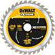 Lame de scie circulaire DeWalt, DT99566 XR Extreme Runtime 36Z 210/30 mm