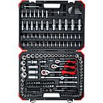 Kit cliquet 1/4“ + 3/8“ + 1/2“, 172 pièces