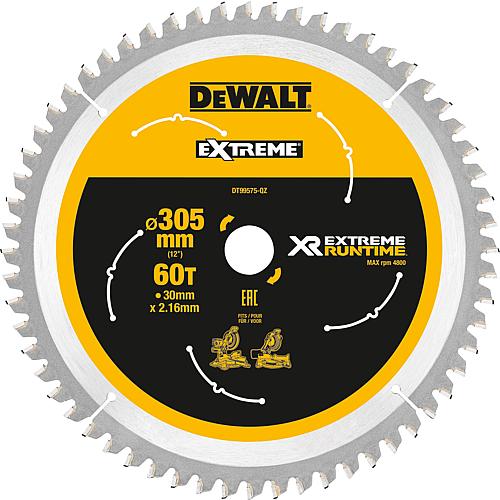 Lame de scie sabre DeWalt DT99575 Ø 305 x 30 mm avec 60 dents