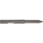 Burin pointu, plat, bêche BOSCH pour marteau-piqueur avec emmanchement 6 pans 28 mm