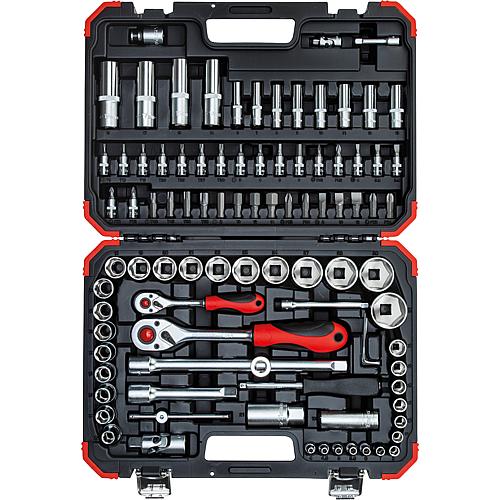 Kit cliquet 1/4" + 1/2", 94 pièces Standard 1