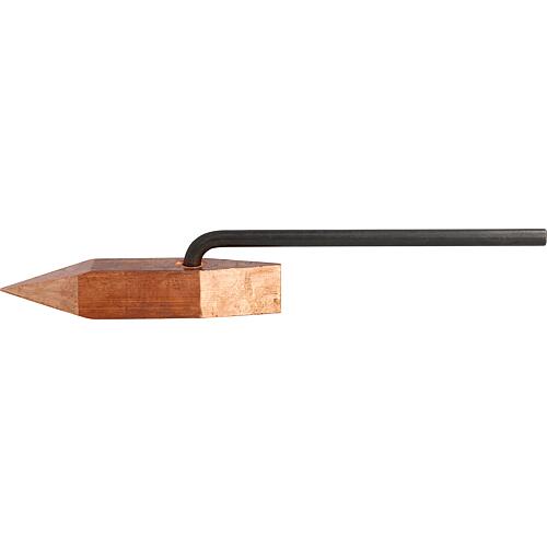 Piece en cuivre pointu 250 g