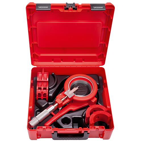 Set Rocut 110, 50/75/110 mm, appareil à tronçonner et à chanfreiner les tubes en plastique