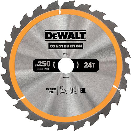 Lame de scie Construction, ø 250 x 30 mm