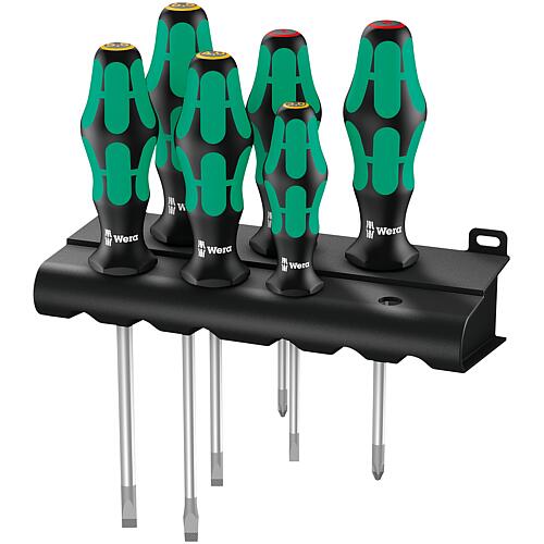Jeu de tournevis à fente, Phillips, pointe Lasertip, 6 pièces Standard 1