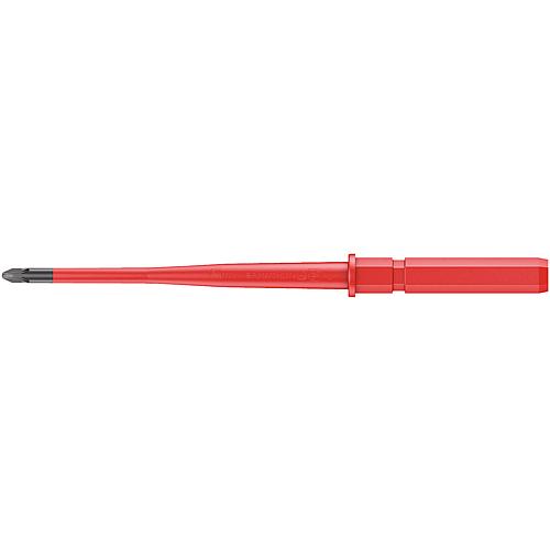 Embout WERA forme dure VDE compact, protection isolation integrée, PZ/S 2 x 154mm
