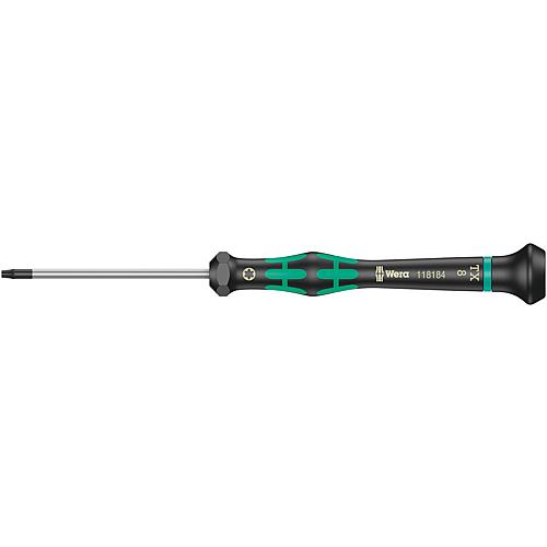 Tournevis Torx® pour la mécanique de précision 2067 HF Séries Kraftform Micro, capuchon pivotant, pointe Black Point, fonction de retenue Standard 1