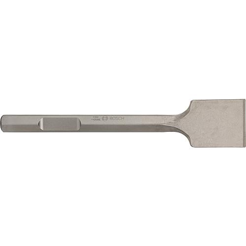Burin pointu, plat, bêche BOSCH pour marteau-piqueur avec emmanchement 6 pans 28 mm Standard 3