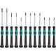 Kit de tournevis Wera électronique Kraftform Micro fente/Phillips/Torx®/six pans creux, 12 pièces
 Anwendung 1