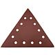 Papier emeri triangulaire K80 pour meuleuse mural et plafond TM LHS 710 D, emballage 25 pcs
