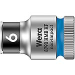 Douilles pour cliquet Wera® Zyklop, 9,52 mm (3/8“) pour vis et écrous à tête hexagonale