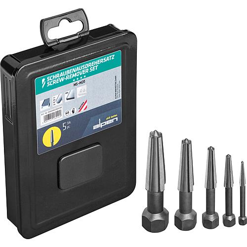 Kit tournevis ALPEN 5 pieces M5-M20 en cassette metallique