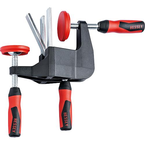 Serre-joints d'ajustage pour cadres de porte  BESSY® TFM avec poignée bi-matière en plastique Standard 1