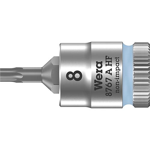 Douilles pour cliquet Torx® 8767 A HF douille à embout avec entraînement 1/4", courte, avec fonction de retenue Standard 1