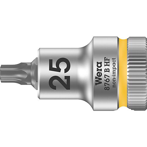 Douilles pour cliquet Torx® Wera 8767 B HF douille à embout avec entraînement 3/8", courte, avec fonction de retenue, T25 x 35 mm