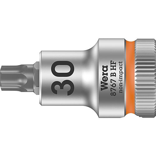 Douilles pour cliquet Torx® Wera 8767 B HF douille à embout avec entraînement 3/8", courte, avec fonction de retenue, T30 x 35 mm