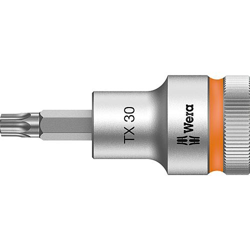 Douilles pour cliquet Torx® Wera 8767 C HF douille à embout avec entraînement 1/2", courte, avec fonction de retenue, T30 x 60 mm