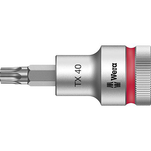 Douilles pour cliquet Torx® Wera 8767 C HF douille à embout avec entraînement 1/2", courte, avec fonction de retenue, T40 x 60 mm