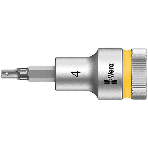 Douilles pour cliquet à six pans creux 8740 C HF Noix à embout avec entraînement 1/2", métrique, courte, avec fonction de retenue Standard 1