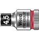 Douilles pour cliquet 6 pans Wera 8790 HMA HF à emmanchement 1/4", métrique, courtes, avec fonction de retenue, SW 4,5 x 23 mm