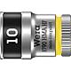 Douilles pour cliquet 6 pans Wera 8790 HMA HF à emmanchement 1/4", métrique, courtes, avec fonction de retenue, SW 10,0 x 23 mm