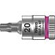 Douilles pour cliquet Torx® Wera 8767 A HF douille à embout avec entraînement 1/4", courte, avec fonction de retenue, T20 x 28 mm