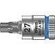 Douilles pour cliquet Torx® Wera 8767 A HF douille à embout avec entraînement 1/4", courte, avec fonction de retenue, T27 x 28 mm