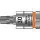Douilles pour cliquet Torx® Wera 8767 A HF douille à embout avec entraînement 1/4", courte, avec fonction de retenue, T30 x 28 mm