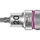 Douilles pour cliquet Torx® Wera 8767 B HF douille à embout avec entraînement 3/8", courte, avec fonction de retenue, T20 x 35 mm