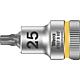 Douilles pour cliquet Torx® Wera 8767 B HF douille à embout avec entraînement 3/8", courte, avec fonction de retenue, T25 x 35 mm