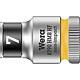 Douilles pour cliquet 6 pans extérieurs Wera 8790 HMB HF à emmanchement 3/8", métrique, courtes, avec fonction de retenue, SW 7,0 x 29 mm