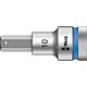 Douille pour cliquet à six pans creux Wera 8740 C HF Noix à embout avec entraînement 1/2", métrique, courte, avec fonction de retenue, SW 10,0 x 60 mm