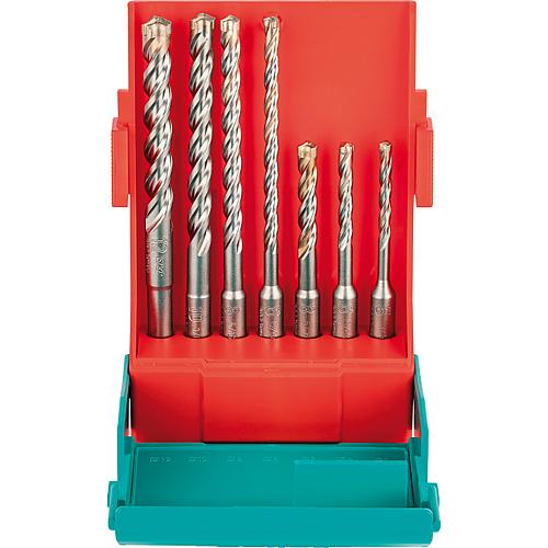 Coffret forets marteau-perforateur heller® 2618 TRIJET, SDS-Plus, 7 pièces Standard 1