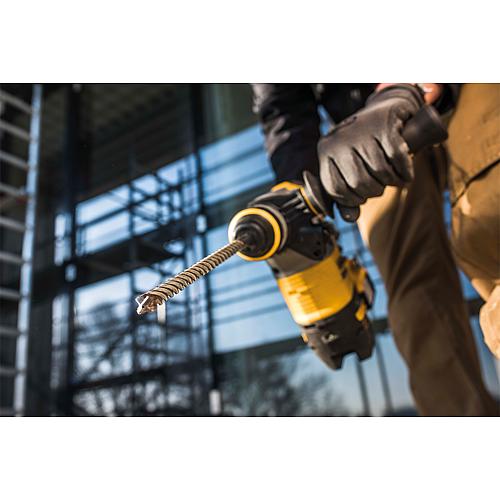 Foret marteau-perforateur heller® 1418 4POWER, SDS-plus Anwendung 2