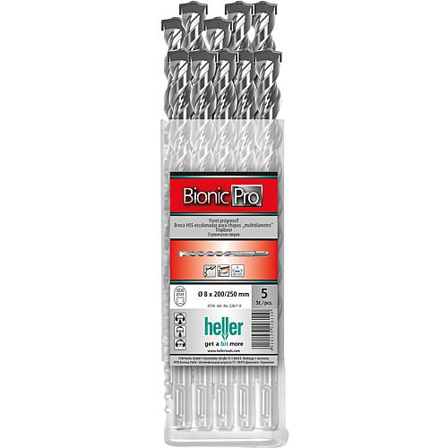 Foret marteau-perforateur ECO-BOX 2018 BIONIC PRO, SDS-plus Standard 2