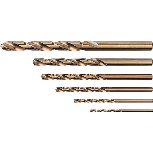 Kit de forets acier spécial au cobalt heller® HSS-CO, 6 pièces Standard 1