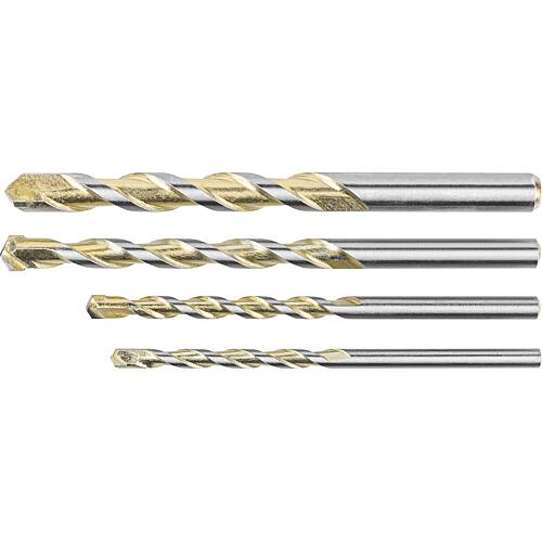 Coffret de forets multifonctions heller® 3740 ALLMAT, tige cylindrique, 4 pièces Standard 1