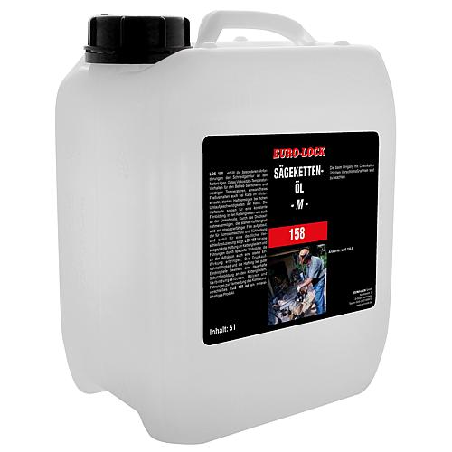 Huile pour scie a chaine M EURO LOCK LOS 158 bidon: 5 litres