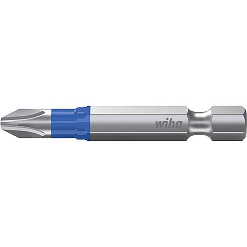 Embouts Phillips T wiha 7041T à emmanchement 1/4", longs, avec zone de torsion, PH2 x 25 mm, Cond. = 5 Pièces