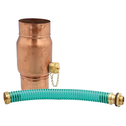 Collecteur d eau de pluie tuyau cuivre - diam 100 mm