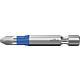 Embouts de vissage à choc Pozidriv T wiha 7042T avec empreint T 1/4", longs, avec zone de torsion, PZ2 x 50 mm, Cond. = 5 Pièces