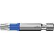 Embouts de vissage à choc Torx® T wiha 7045T avec empreint T 1/4", longs, avec zone de torsion, T20 x 50 mm, Cond. = 5 pièces